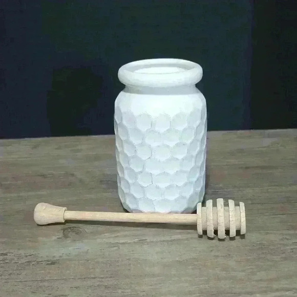 Honey Jar with  Dipper - Picture 2 of 4